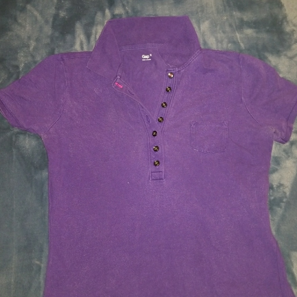 Bright Purple Gap Polo -Small